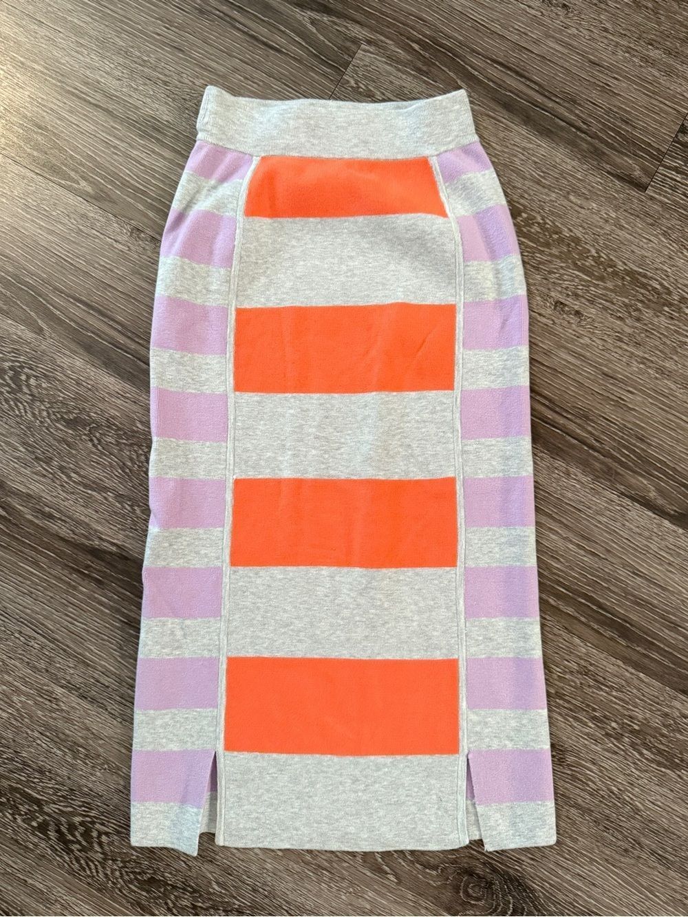 Anthropologie Daily Practice Glens Striped Sweater Skirt